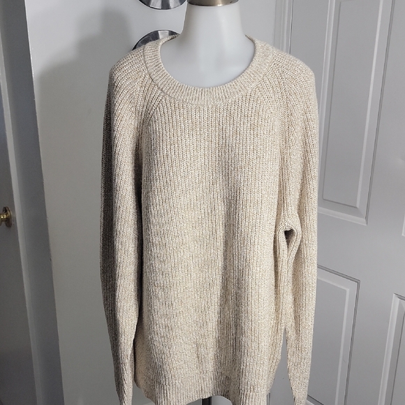 J.Crew Knit Men'sOatmeal Pullover Sweater Size XXL - Picture 1 of 9